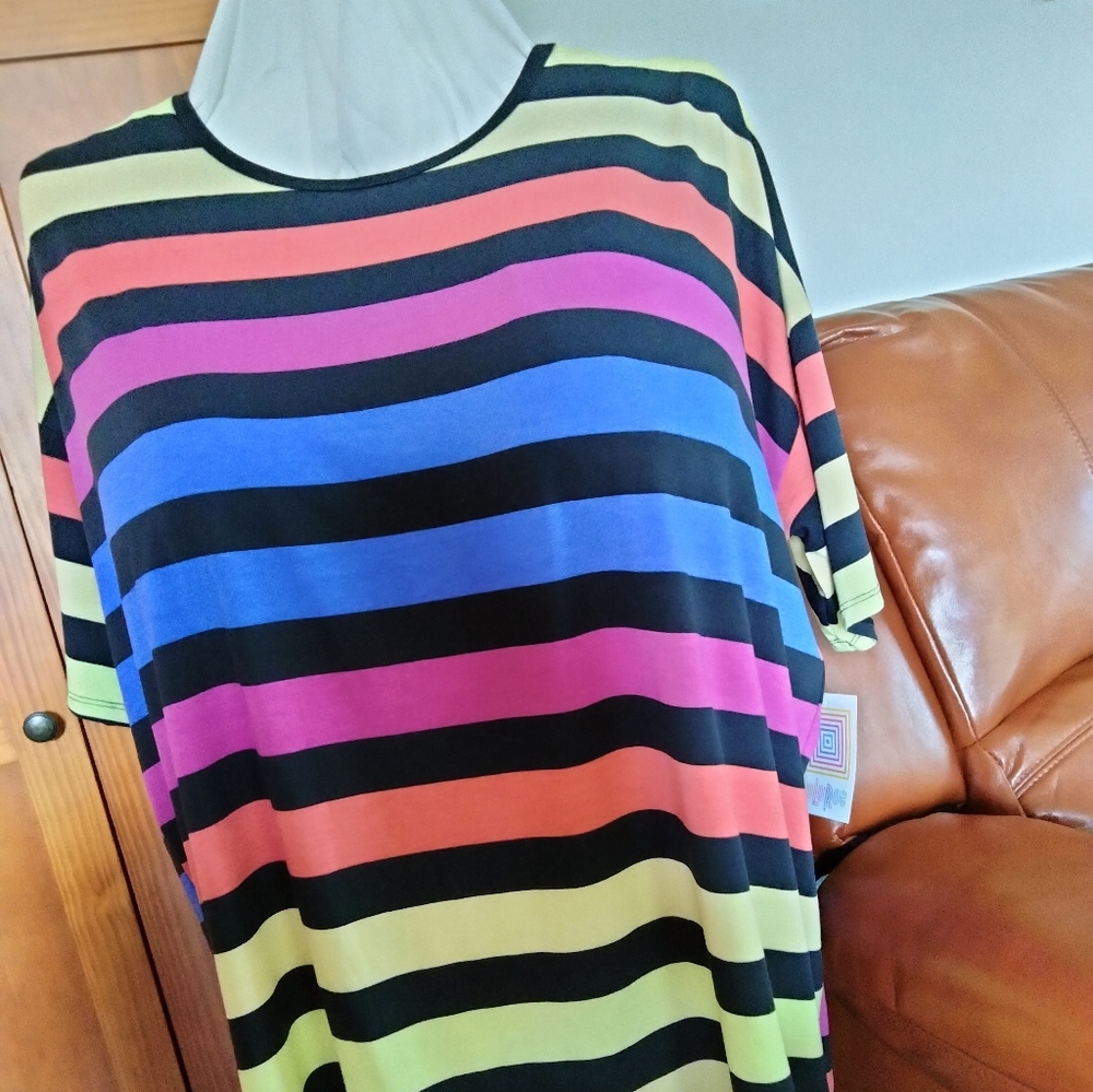 LuLaRoe Irma Striped Top